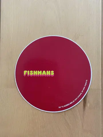 Fishmans 피쉬맨즈 스티커 2 사토 신지