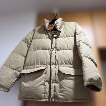 THE NORTH FACE 브라운 택 S70 베이지 다운 자켓