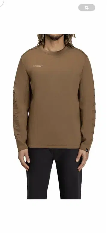 MAMMUT 브라운 긴팔 맨투맨