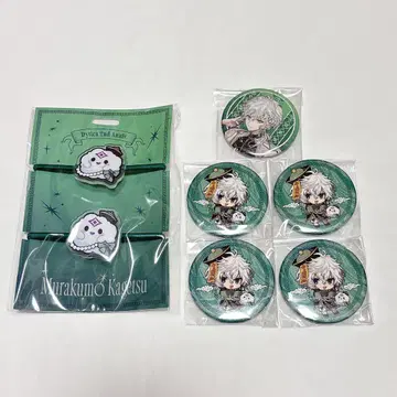 니지산지 무라쿠모 카게츠 2주년 캔뱃지 와타쿠모 머리끈