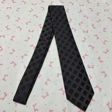 새상품 엠포리오 아르마니 넥타이 실크 브라운 (5105)