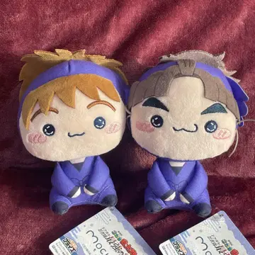 [미사용 새상품] 극장판 닌타마 란타로 모찌피코 봉제 인형 2세트