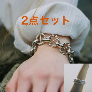 [ 최저가 ] Llife BOTTON BRACELET 반지 세트 라이프