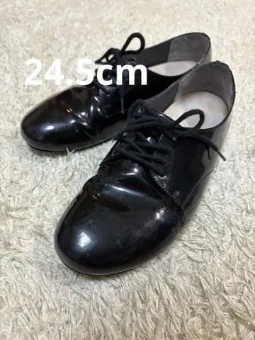 새상품급 버켄스탁 손더스 에나멜 레이스업 슈즈 38