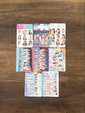 NiziU 로손 콜라보 씰 8매 세트