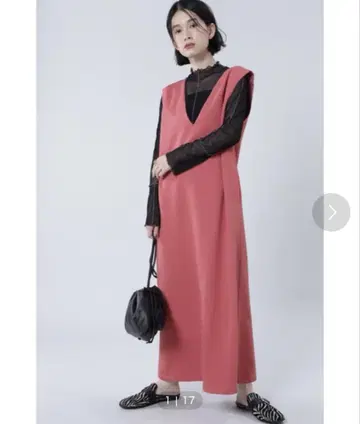 슬리브리스 롱 원피스 rosebud