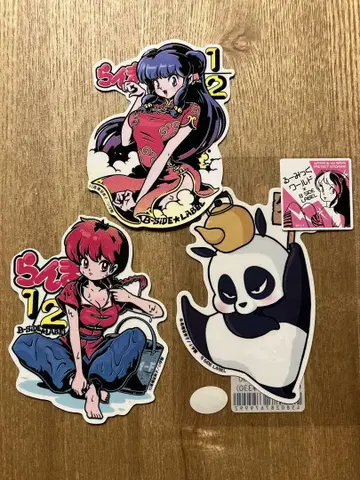 120 란마 1/2 스티커 사오토메 란마 샴푸