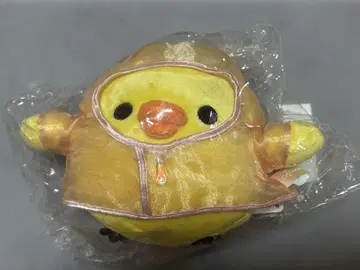 비 온 뒤 갬 리락쿠마 키이로이트리 봉제 인형 레인코트 산엑스