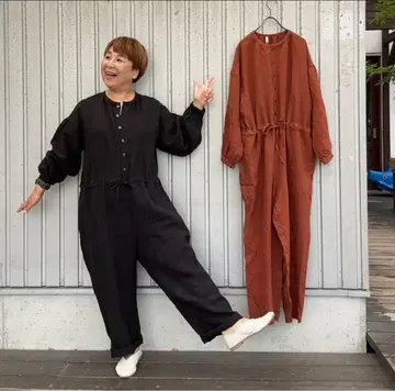 린넨 올인원 블랙 blissbunch 블리스치 나추란