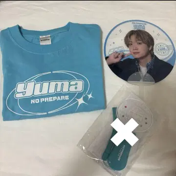 코무돗토 논프리 유우마 셔츠 부채 굿즈