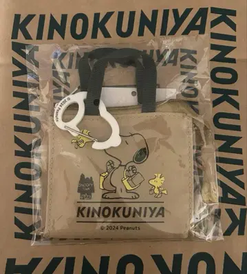 KINOKUNIYA 스누피 미니미니 백 베이지 기노쿠니야 콜라보