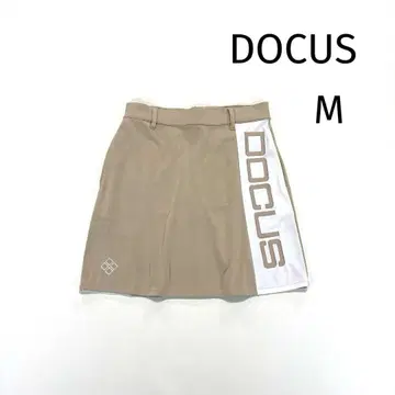 두커스 DOCUS 골프 스커트 빅 로고 M 베이지 23년제