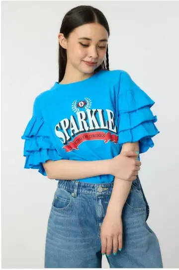 RODEOCROWNSWIDEBOWL SPARKLE 프릴 상의