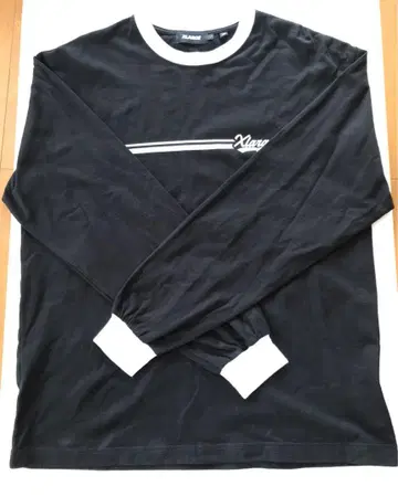 Xlarge 블랙 긴팔 셔츠