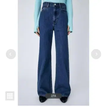 MOUSSY 90S WIDE LEG STRAIGHT 23inch