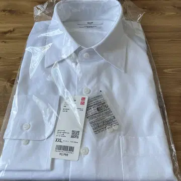 UNIQLO 슈퍼 논아이론 슬림 셔츠 XXL 미사용 새상품 덤 포함