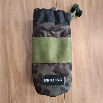 BRIEFING 카모플라쥬 나일론 파우치 카라비너 포함