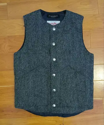 Harris Tweed 다운 베스트 이너 저널 스탠다드