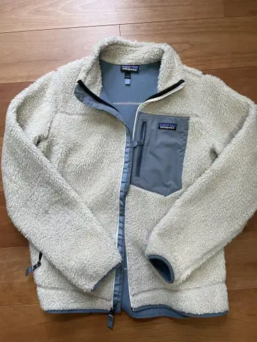 patagonia 플리스 자켓 L 크림색