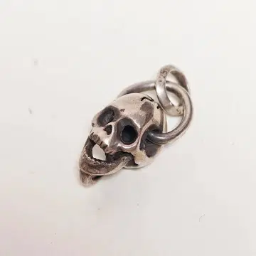 스컬진스 알캐미스트 실버 목걸이 925 SV 입 가동