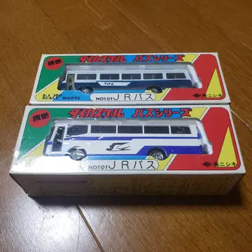 J R버스 국철버스 DICASCALE 1/100 스케일 미니카 2대 세트