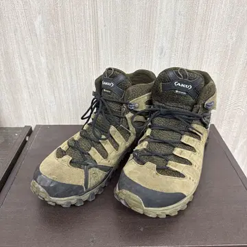 AKU 등산화 미드컷 브라운