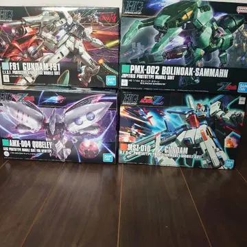 HGUC ZZ건담 큐베레이 볼리노크 썸머 F91 종합 세트