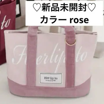 미개봉 새상품 루미네 한정판 토트백 핸드백 rose