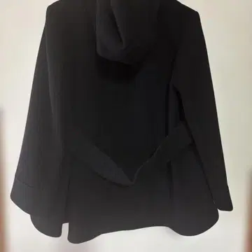 UNTITLED 블랙 후드 부착 케이프 자켓 사이즈 2
