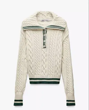 ZARA 케이블 니트 스웨터