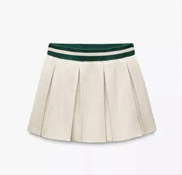 ZARA 박스 플리츠 니트 미니 스커트