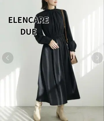 ELENCARE DUE 롱 원피스 블랙