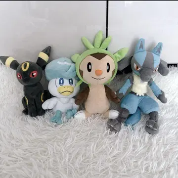 포켓몬스터 봉제 인형 하리마론 블래키 꾸왁스 묶음 판매