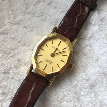 [최상품] WALTHAM MAXIME 작동품 팔각형 쿼츠 손목시계