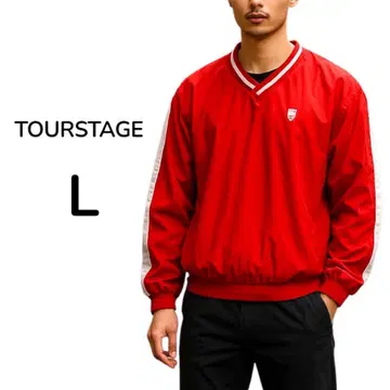 TOURSTAGE 윈드 브레이커 풀오버 L 남성용 골프웨어