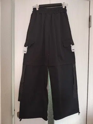 블랙 워크팬츠 카고팬츠