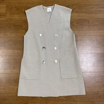 Spick&Span 베이지 더블 브레스트 베스트