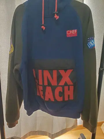 LINX beach 플리스 후드티