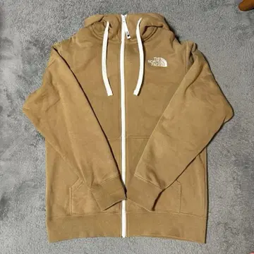 THE NORTH FACE 리어뷰 풀 지퍼 후디 유틸리티 브라운