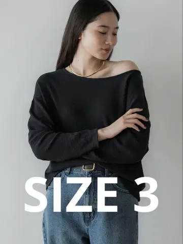 crewre 2way 라프인레이 보트넥 롱T (black 3)