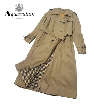 아쿠아 스큐텀 AQUASCUTUM 트렌치코트 벨트 라이너 포함