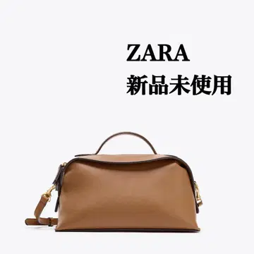 완판템 ZARA 시티백 택 포함 새상품 브라운
