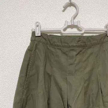 중고품 그랑마마도터 플리츠 스커트 카키 S