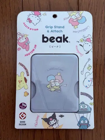 beak x Sanrio 리틀트윈스타 스마트폰용 그립 스탠드 & 어태치