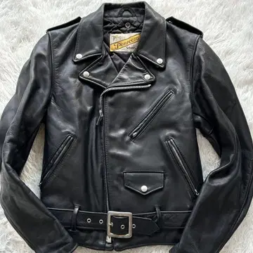 새상품급 SCHOTT 샷 618 더블 라이더 자켓 36 M 상당
