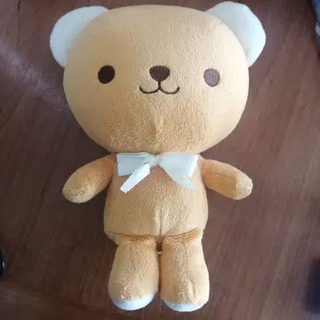 요시토쿠 곰 봉제 인형 헤이세이 레트로 오렌지 베어