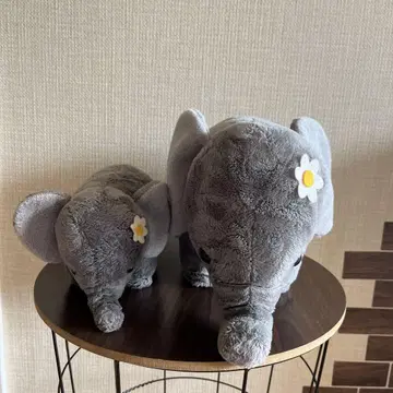 코끼리 모자 봉제 인형