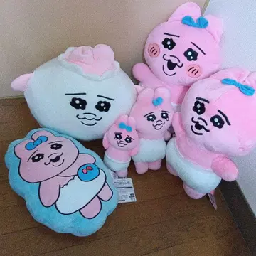 빤쮸토끼 팬츠 뒤집어쓴 봉제 인형 굿즈 세트