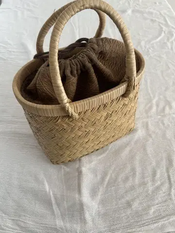 능직 바스켓백