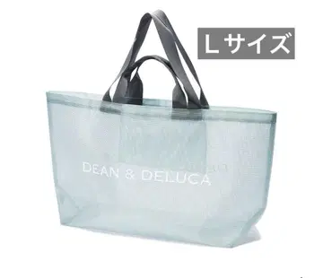 [새상품] DEAN&DELUCA 딘&델루카 메쉬 토트백 민트 L